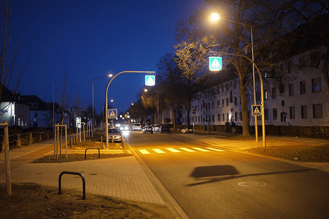 Flashing Crosswalk Lights in Alberta