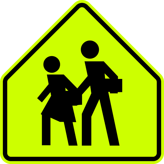 School Zone Sign in Alberta