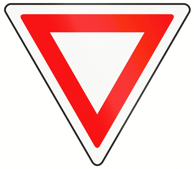 Yield Sign in Alberta